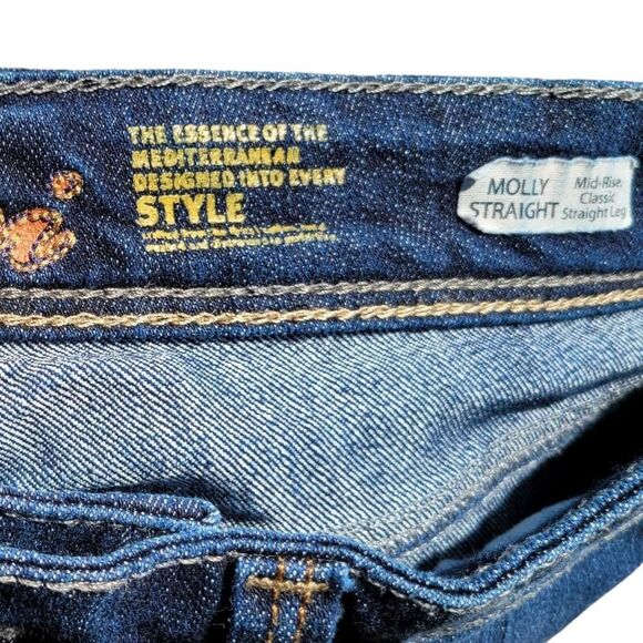 Mavi Women's Denim Jeans Molly Mid Rise Classic Straight 29/32 - Picture 4 of 4